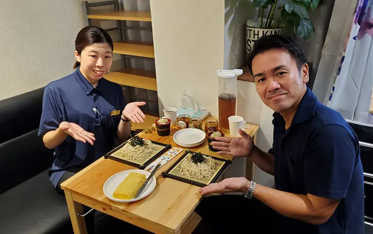 Enjoy Soba lunch