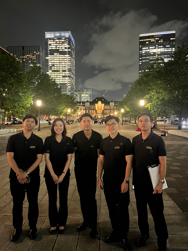 夜景研修　東京駅