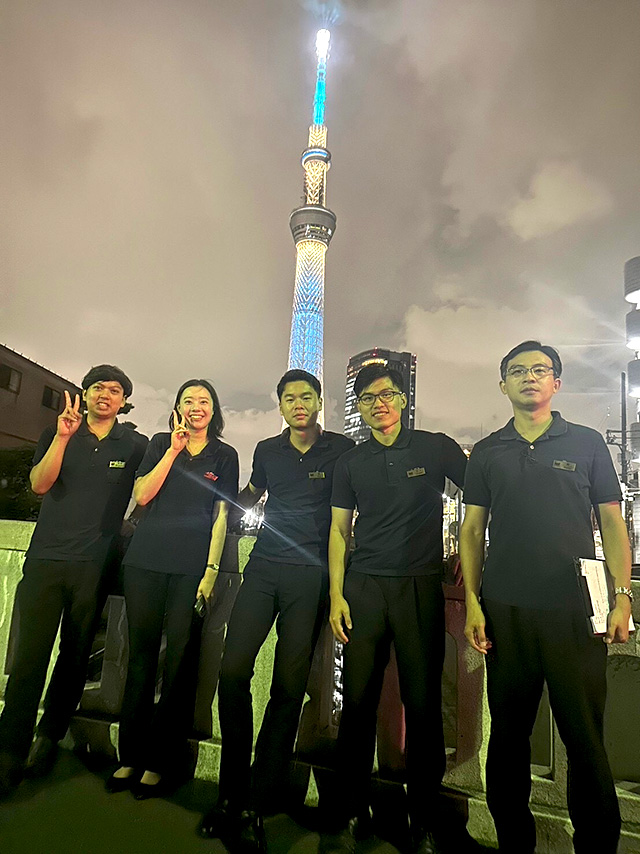 夜景研修　東京スカイツリーにて