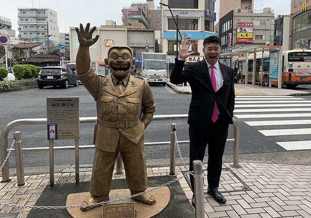 都内研修3日目、亀有にて