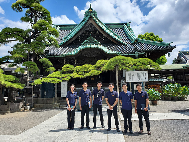 柴又帝釈天 題経寺にて