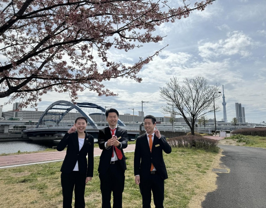 東京の桜研修4回目