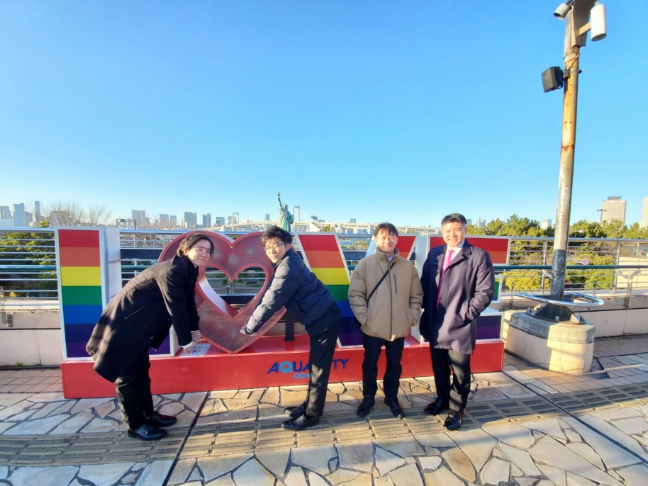 夜景研修 お台場、LOVEモニュメント