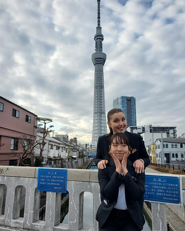 東京スカイツリーにて