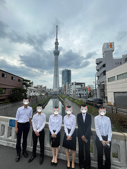 観光研修 東京スカイツリーにて