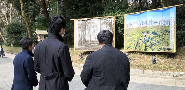 英語観光研修 明治神宮