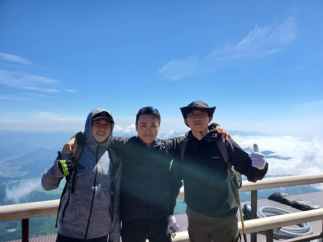 プランナーが登山ガイドです。