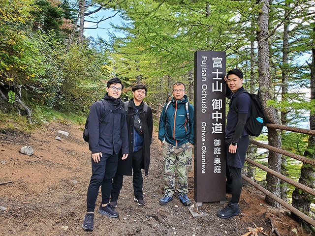 富士山、御中道観光研修