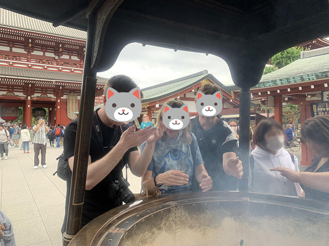 ハイヤーによる東京観光、浅草寺