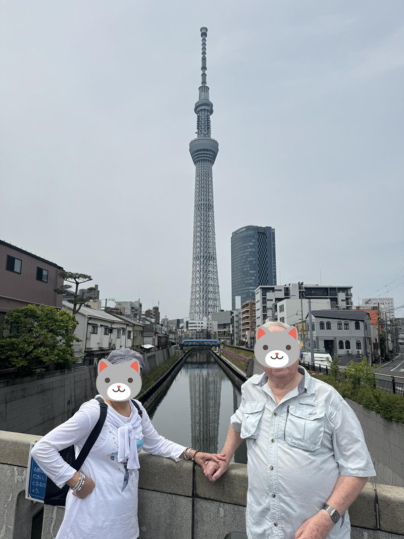 スカイツリーにて