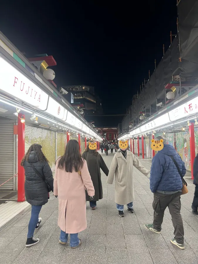 浅草に到着