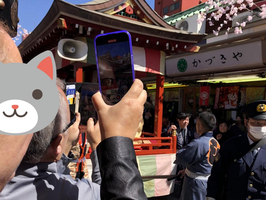 浅草寺でイベントに遭遇