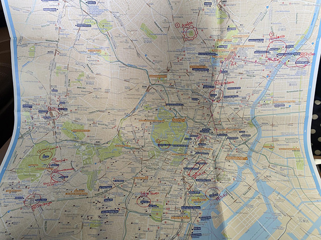 この日の行程をマップでご案内